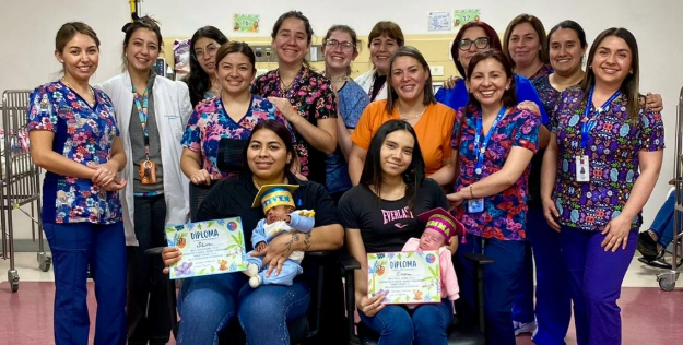 DOS PREMATUROS RECIBIERON SU ALTA MÉDICA EN EL COMPLEJO ASISTENCIAL DE LOS ÁNGELES